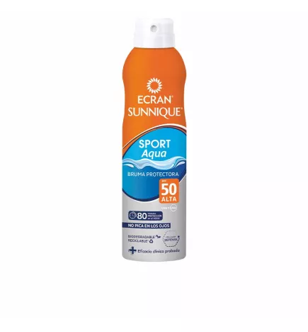 ECRAN SUNNIQUE SPORT AQUA bruma protectora SPF50+ 250 ml