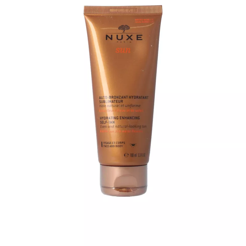 NUXE SUN lait corporel autobronzant toucher de soie 100 ml.