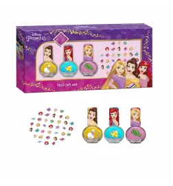 PRINCESAS DISNEY SET UÑAS coffret 4 articles