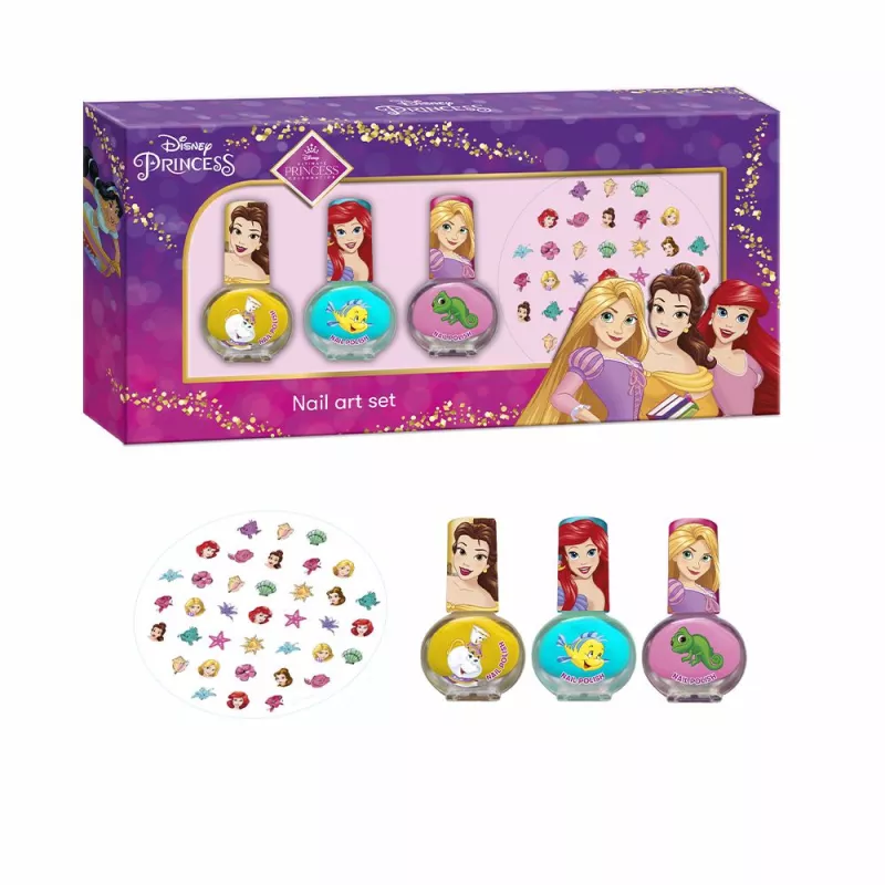 PRINCESAS DISNEY SET UÑAS coffret 4 articles