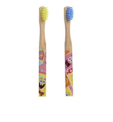 BOB L EPONGE BROSSE A DENTS EN BAMBOU LOT 2 produits