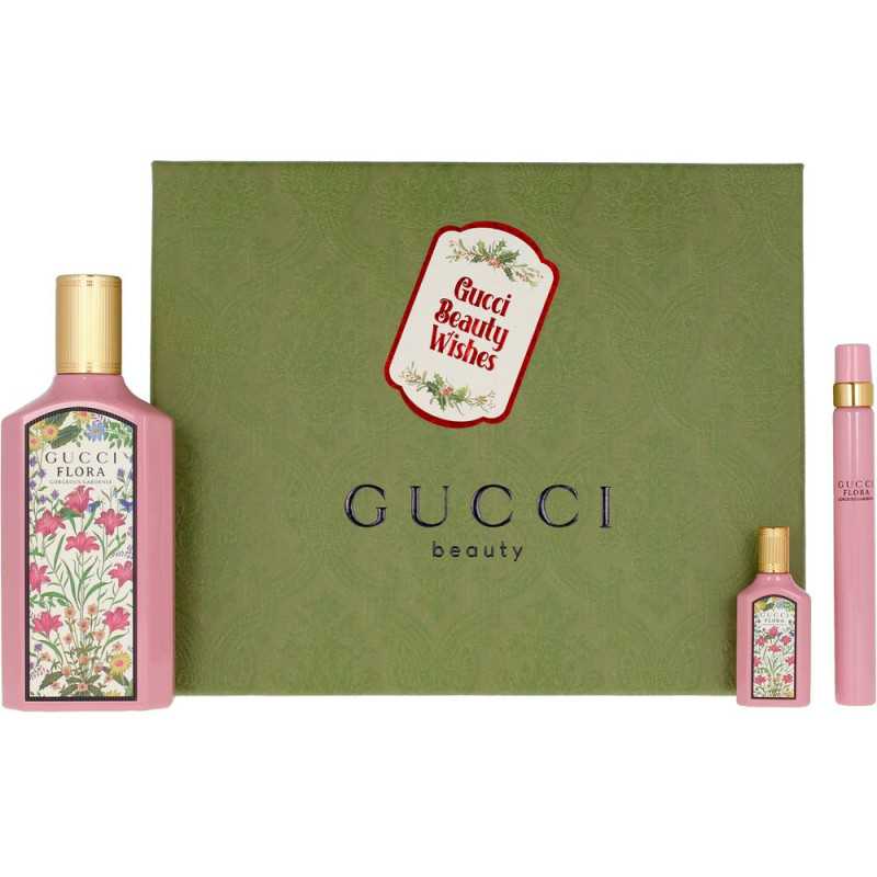 GUCCI FLORA GORGEOUS GARDENIA ESTUCHE 3 produits