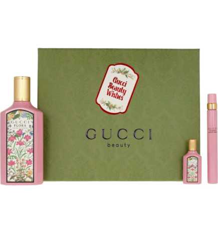 GUCCI FLORA GORGEOUS GARDENIA ESTUCHE 3 produits