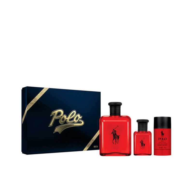 LOT DE POLO ROUGE 3 produits