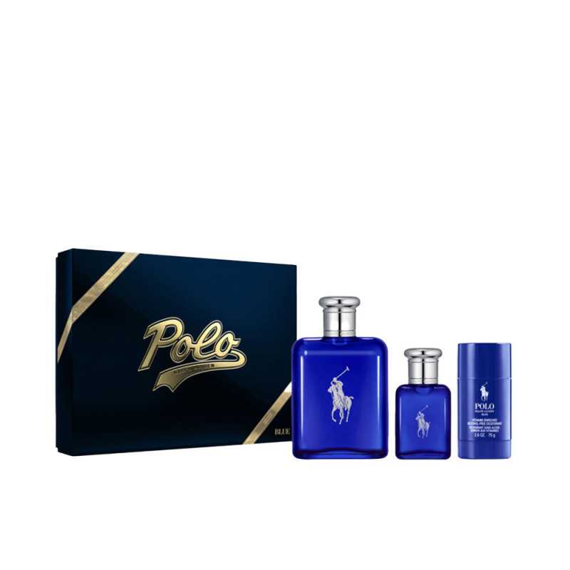 LOT DE POLO BLEU 3 produits