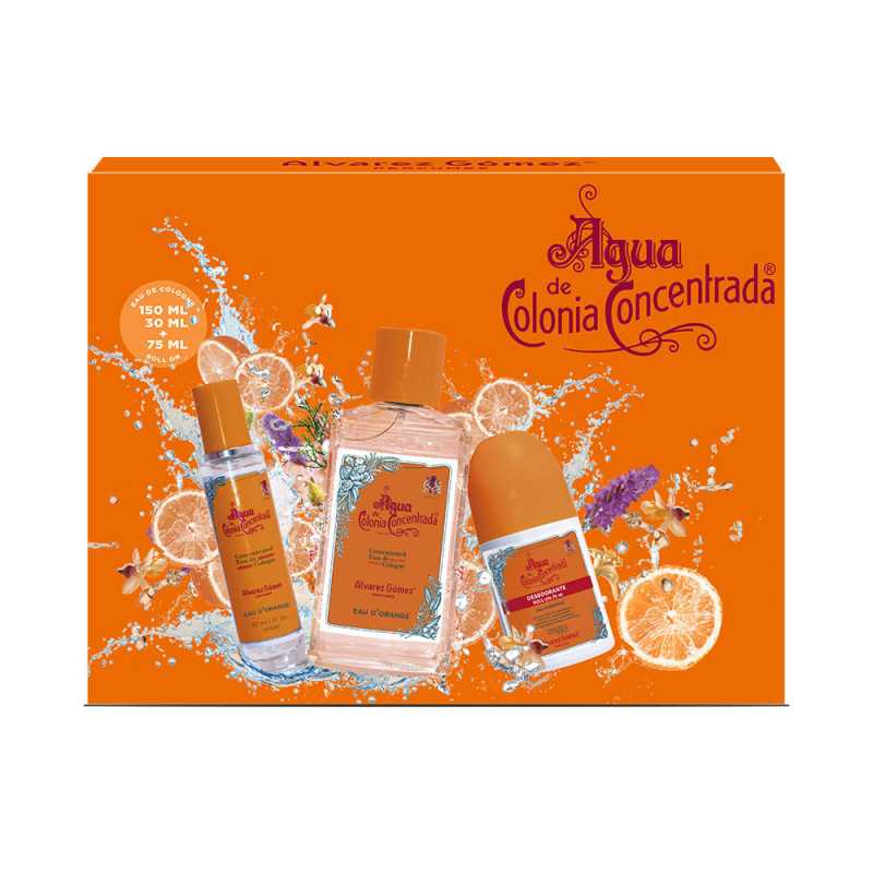 AGUA DE COLONIA CONCENTRADA D ORANGE LOTE 3 produits