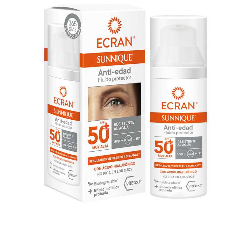 ECRAN SUNNIQUE soin visage anti-age SPF50+ 50 ml