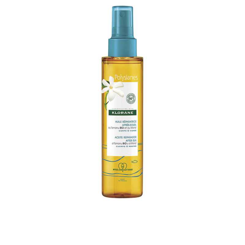 POLYSIANES MONOI Y TAMANU BIO huile reparatrice apres soleil 150 ml