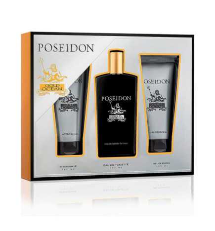 POSEIDON OR OCEAN POUR HOMME LOT 3 produits