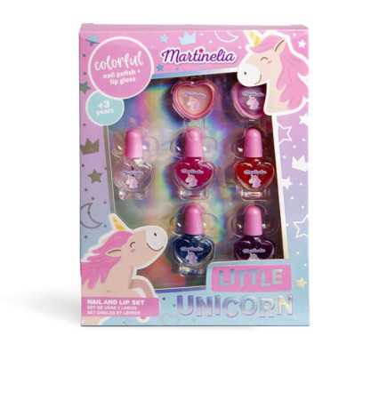 COFFRET ONGLES ET LEVRES PETITE LICORNE 7 produits