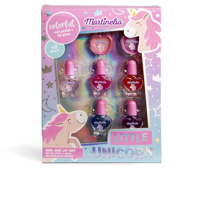 COFFRET ONGLES ET LEVRES PETITE LICORNE 7 produits