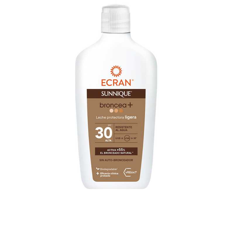 ECRAN SUNNIQUE Broncea+ lait protecteur SPF30 370 ml