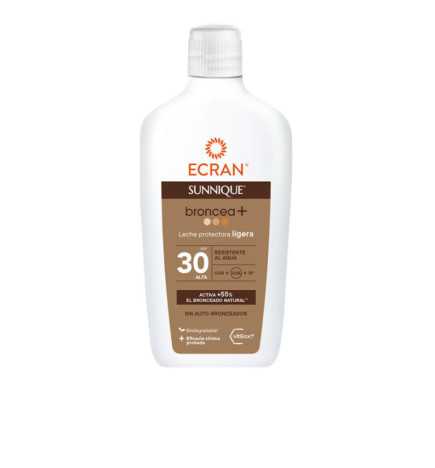 ECRAN SUNNIQUE Broncea+ lait protecteur SPF30 370 ml