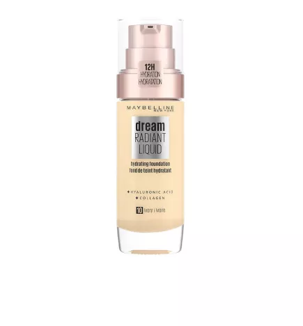 dream radiant liquid hydrating foundation 010 ivory