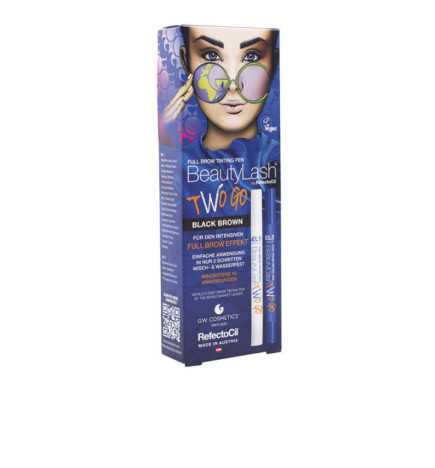 BEAUTY LASH TWO GO teinte sourcils Noir marron 2 u