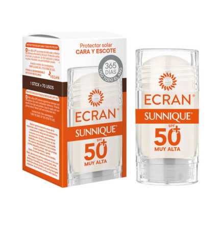 ECRAN SUNNIQUE stick visage et decollete SPF50+ 30 ml