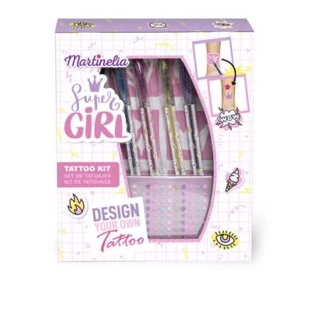 ETUI A TATOUAGE SUPER GIRL BODY ART 6 produits