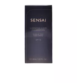 Fond de teint léger lumineux SENSAI SPF15 Ref 102-Ivoire Beige 30 ml