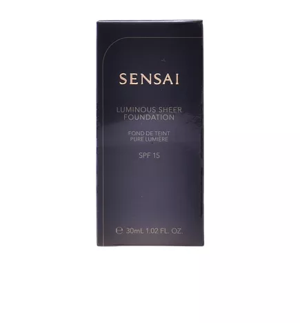 Fond de teint léger lumineux SENSAI SPF15 Ref 102-Ivoire Beige 30 ml