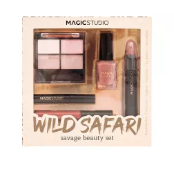 WILD SAFARI SAVAGE BEAUTY Coffret 6 pièces.