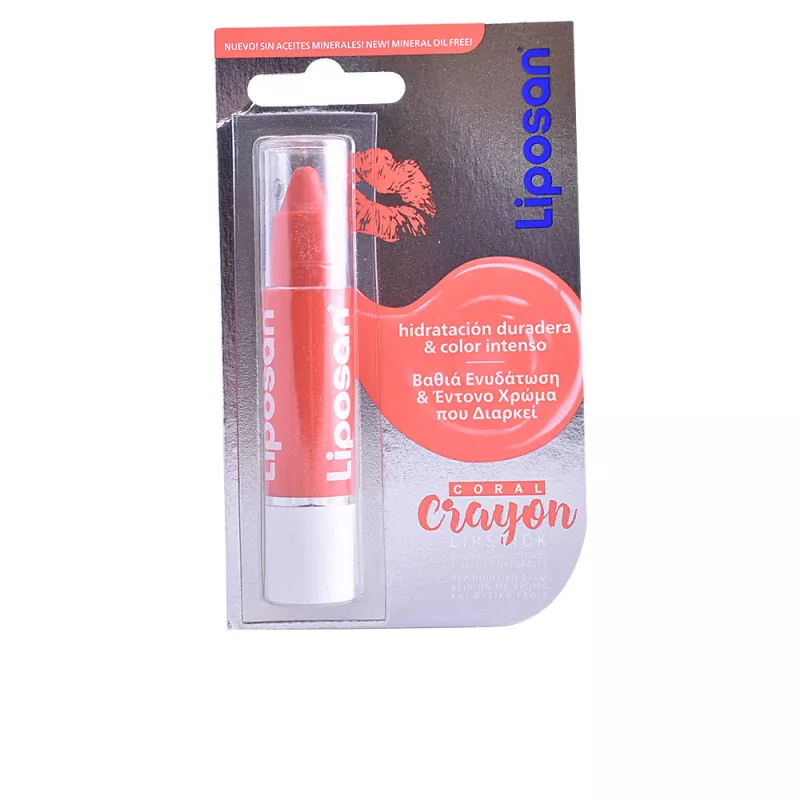 LIPOSAN CRAYON Hydratation & Couleur Intense Ref Hot Coral