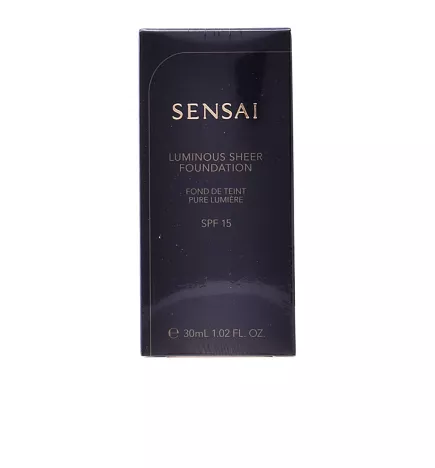 Fond de teint transparent lumineux SENSAI SPF15 Ref 204-beige miel.