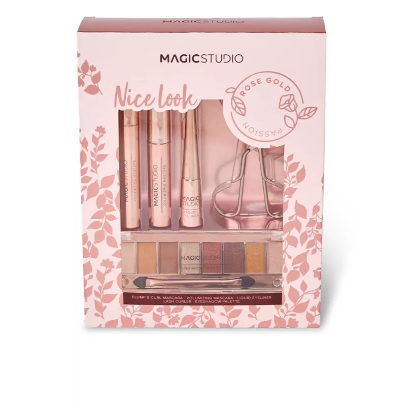 Ensemble de cinq pièces pour les yeux exceptionnel en rose doré - coffret FABULOUS EYE SET