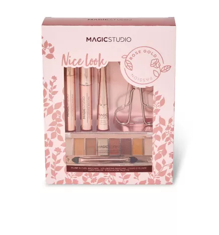 Ensemble de cinq pièces pour les yeux exceptionnel en rose doré - coffret FABULOUS EYE SET