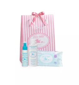 INFANTIL BOLSA ROSA BEAUTIFUL coffret 3 articles