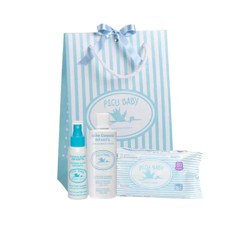 INFANTIL BOLSA AZUL BEAUTIFUL coffret 3 articles