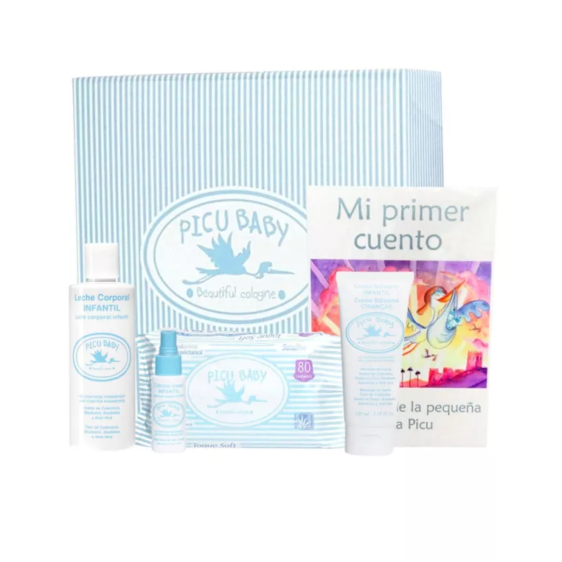 INFANTIL CAJA RAYAS AZUL NEW coffret 5 pz