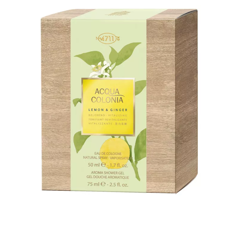 ACQUA COLONIA LEMON & GINGER coffret 2 articles