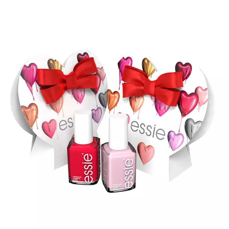 ESSIE NAIL LACQUER VALENTINE Coffret 2 pièces.