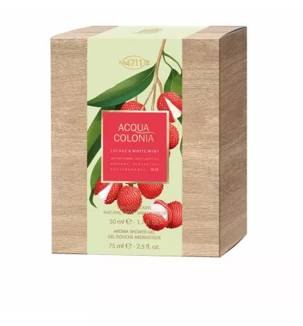 ACQUA COLONIA LYCHEE & WHITE MINT coffret 2 pz