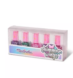 SHIMMER WINGS NAIL POLISH coffret 5 pz